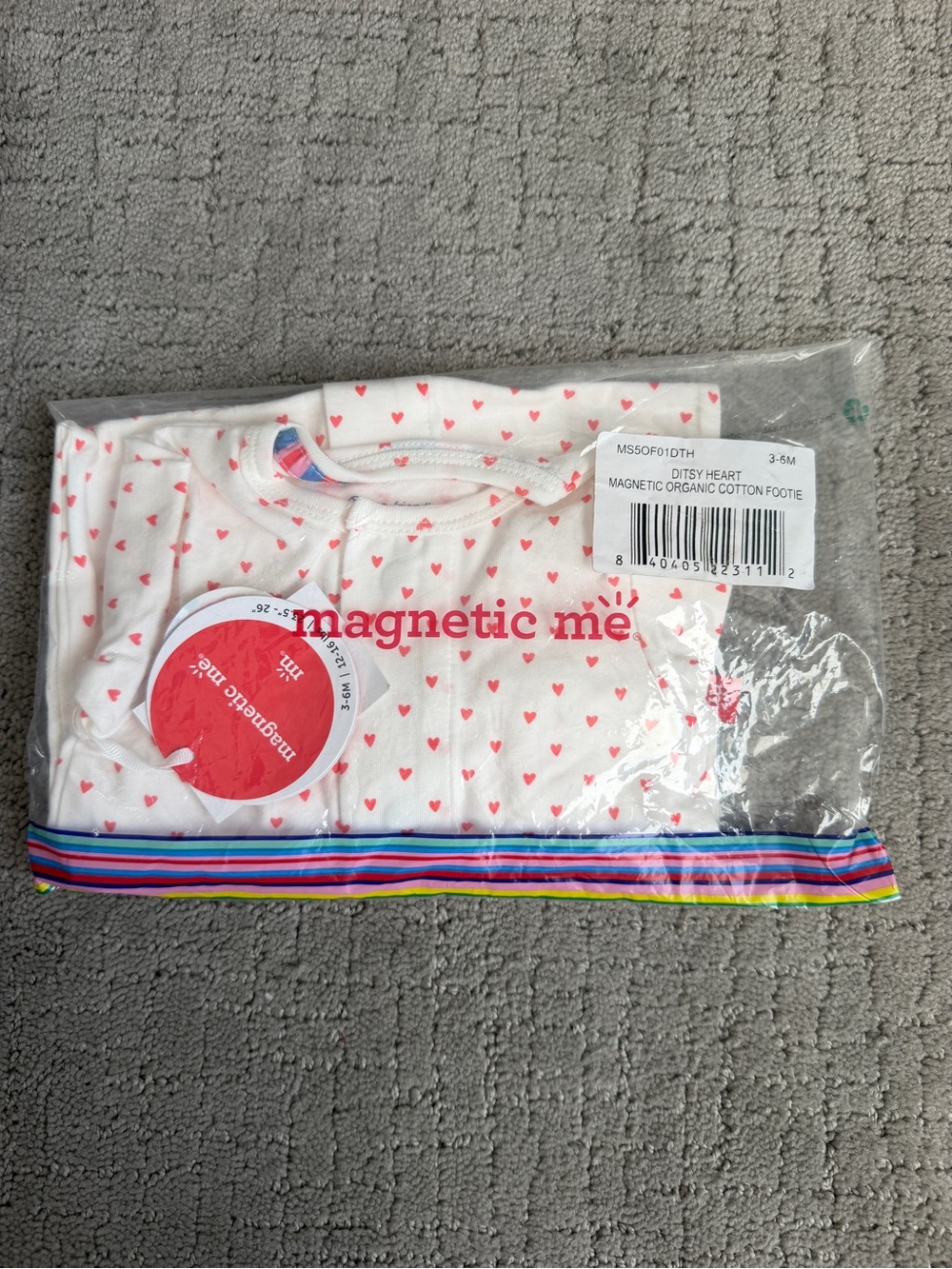 Magnetic Me organic cotton footie pajamas